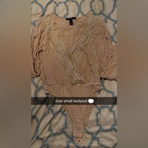 Forever 21 tan/peach color bodysuit
